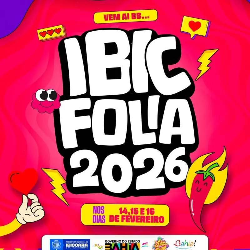 IbicFolia 2026: Carnaval de Ibicoara ja tem data marcada