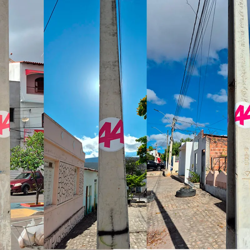 Denúncia aponta propaganda eleitoral irregular em postes de Ituaçu 