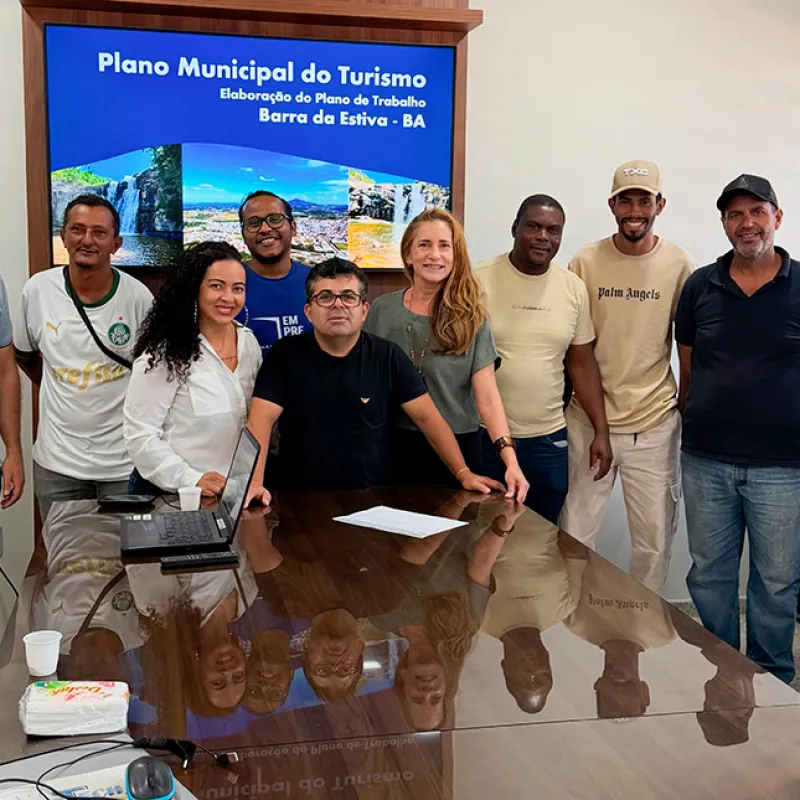 Em reunião com representantes do Sebrae, prefeitura alinha Elaboração do Plano Municipal de Turismo de Barra da Estiva