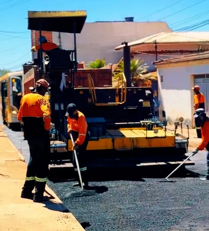 Recapeamento asfáltico é iniciado no distrito de Cascavel, em Ibicoara