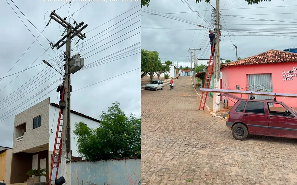 Após solicitação do vereador Almir, Gruta da Magabeira recebe manutenção da Rede Elétrica