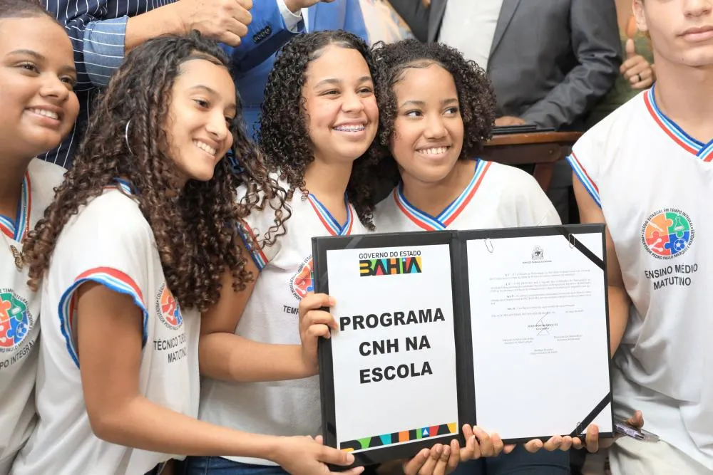 Estudantes da Rede Pública da Bahia podem se inscrever no CNH na Escola e CNH da Gente, a partir de segunda-feira (16)