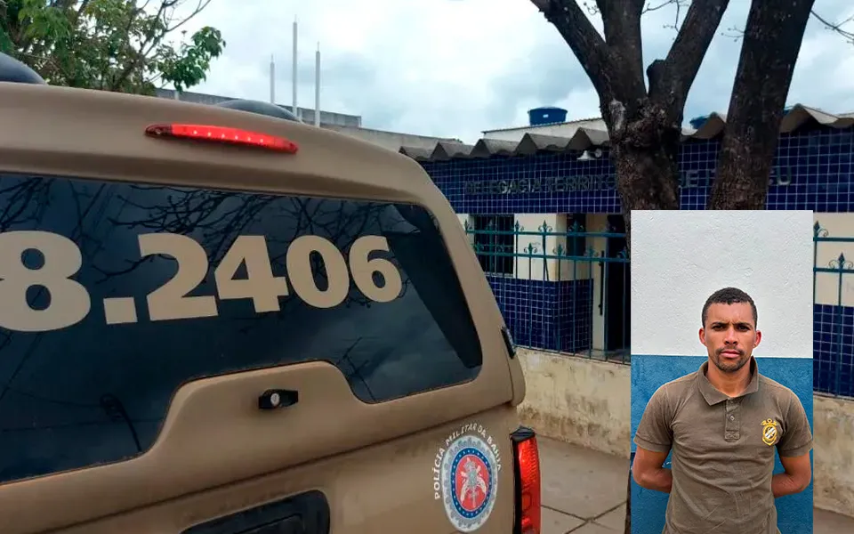 Após ser preso, homem rompe cadeados da cela e ainda furta drogas e armas da delegacia ao fugir