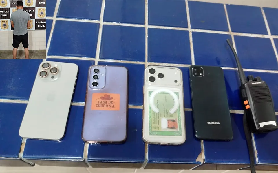 POLÍCIA MILITAR INTERCEPTA EM BRUMADO SUSPEITO DE FURTO DE CELULARES EM SHOW DE GUSTTAVO LIMA EM GOIÁS