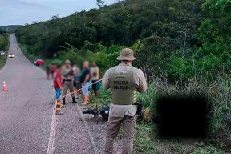 Idoso morre vítima de acidente na Ba 142, trecho entre Ituaçu e Barra da Estiva