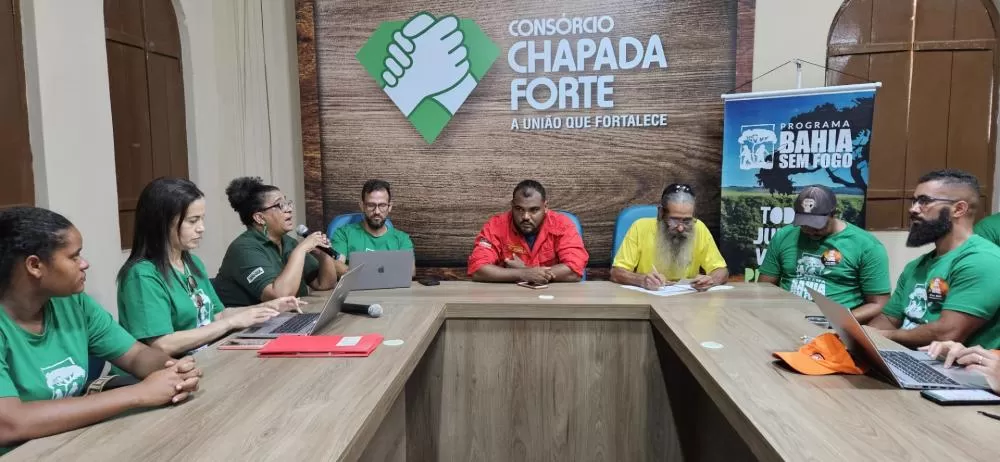 Caravana Bahia Sem Fogo promove encontro estratégico com Brigadas Voluntárias da Chapada Diamantina