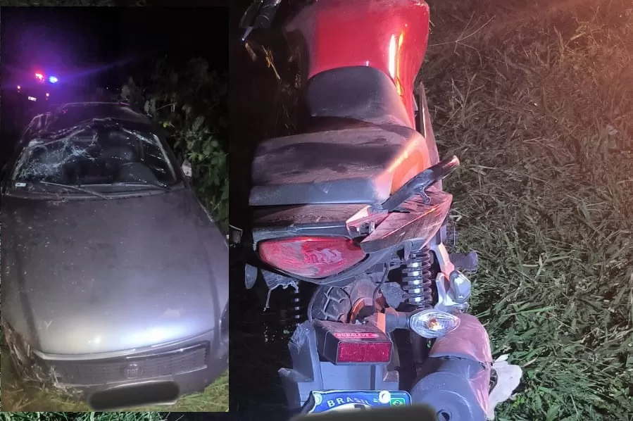Policial Militar sofre acidente na BA-142 na descida de Ituaçu