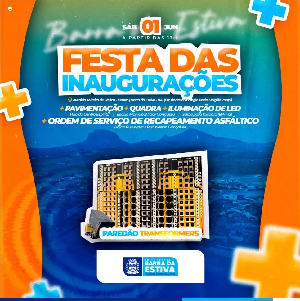 Série de inaugurações marcam o final de semana em Barra da Estiva